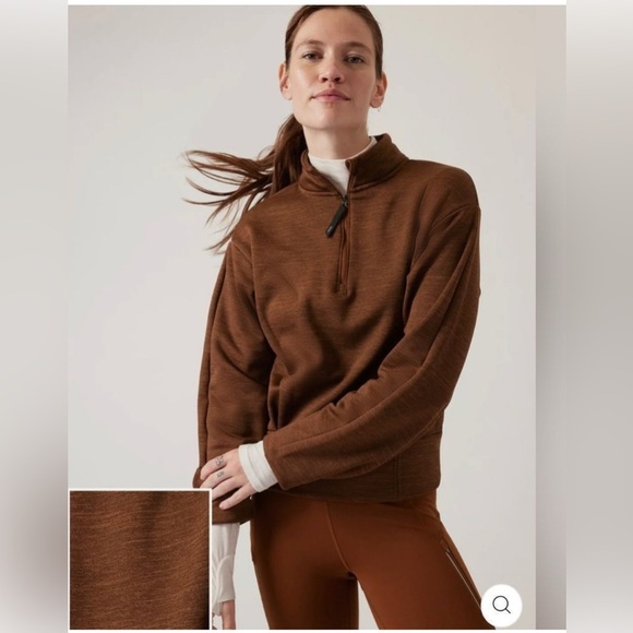 Athleta - Altitude Polartec Half Zip Sweatshirt size M - Picture 1 of 16
